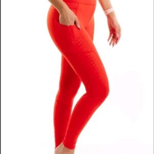 Zyia Red Scales Leggings